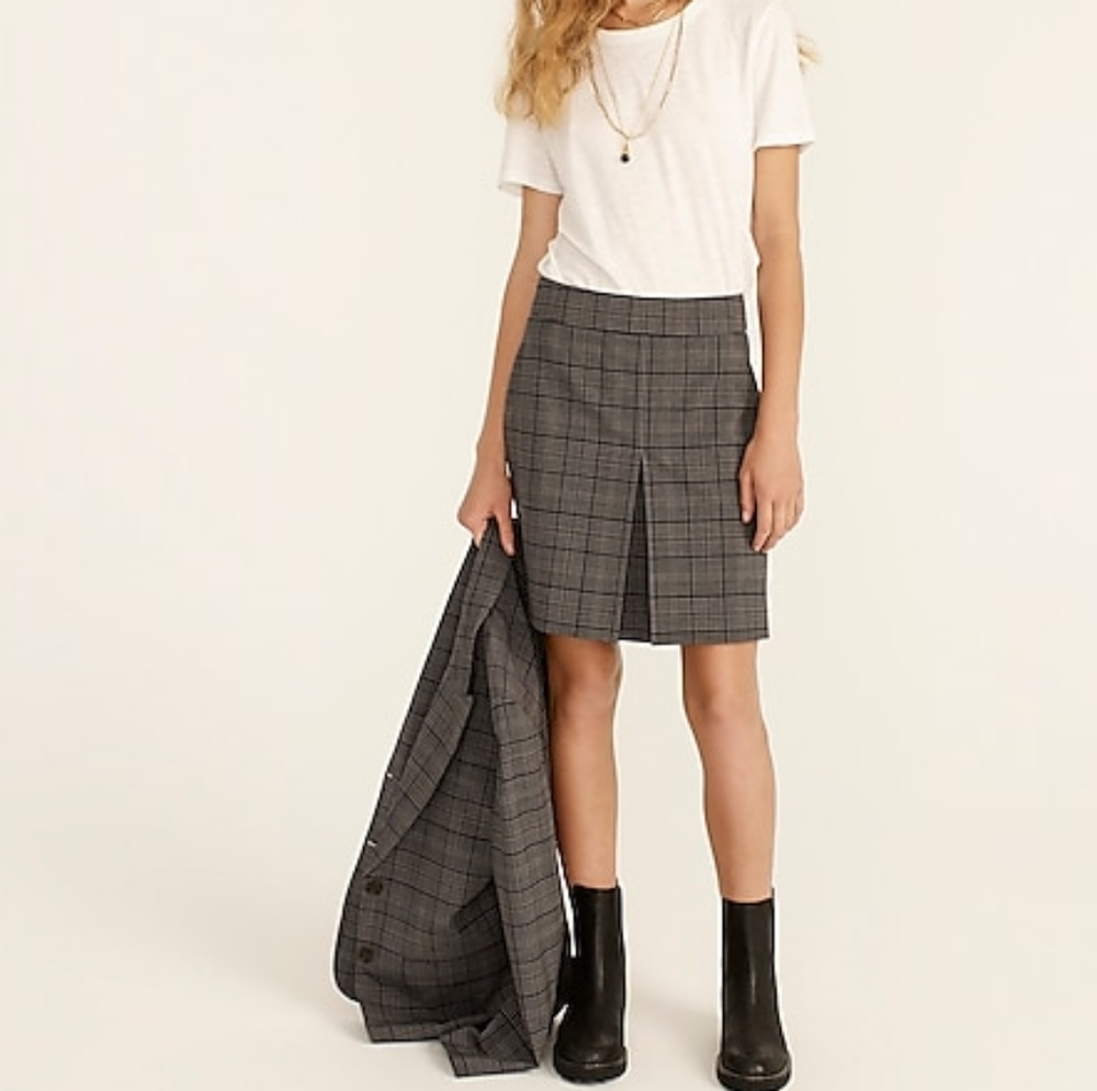 MaxMara Plaid Skirt